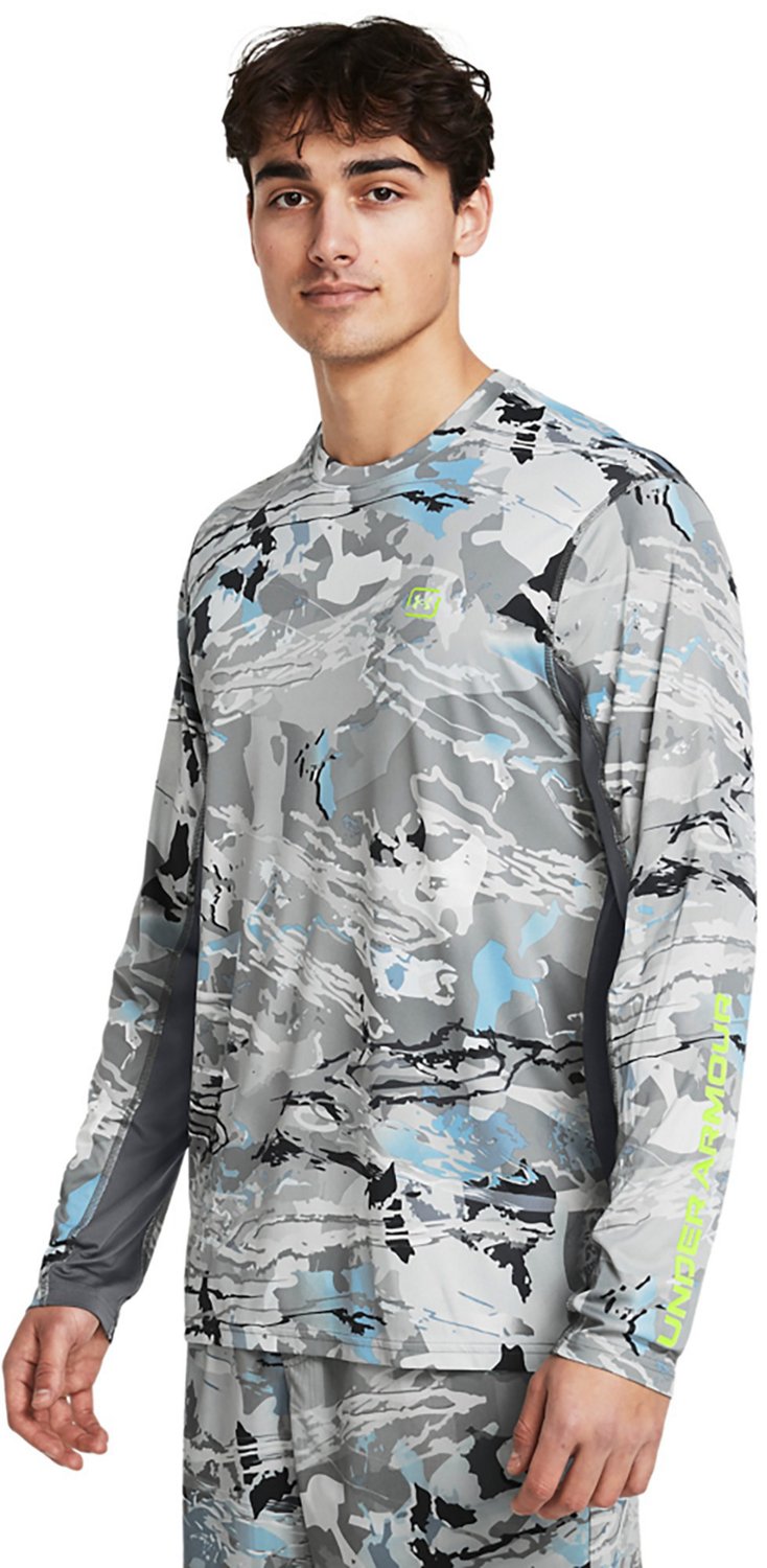 Under Armour Men's Iso-Chill Shorebreak Camo Long Sleeve T-shirt | Academy