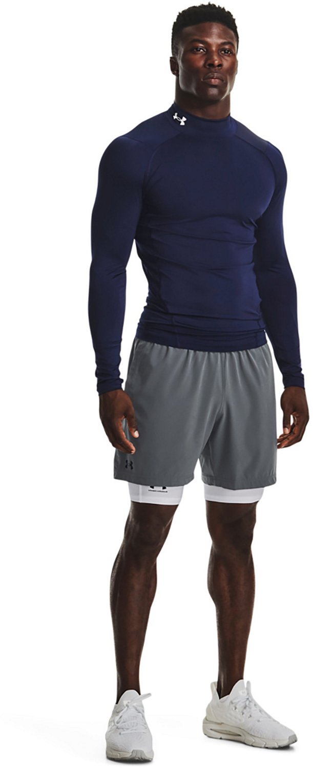 Under Armour Men's HeatGear Amour Compression Mock Long-Sleeve Shirt - view number 4