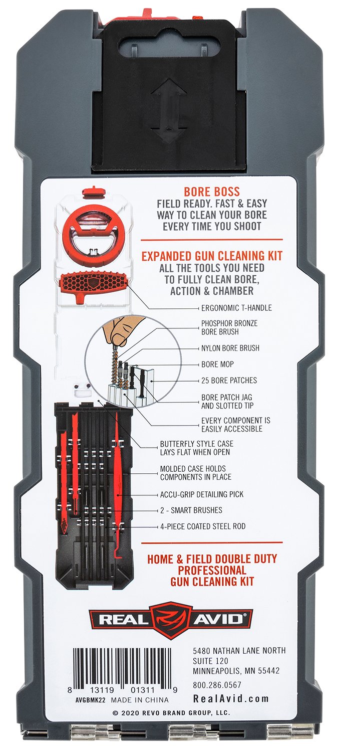 Real Avid Gun Boss MultiKit Gun Cleaning Kit Academy
