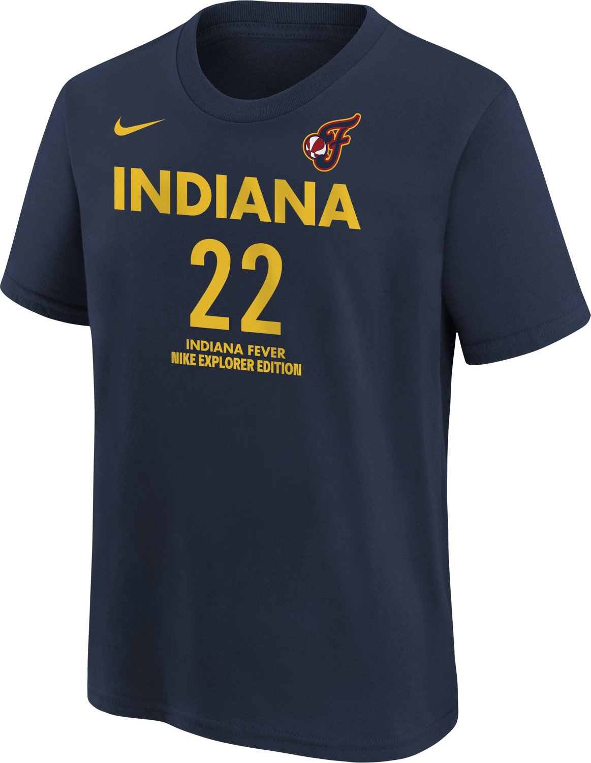 Nike Youth Indiana Fever WNBA Caitlin Clark Explorer Name & Number T-shirt