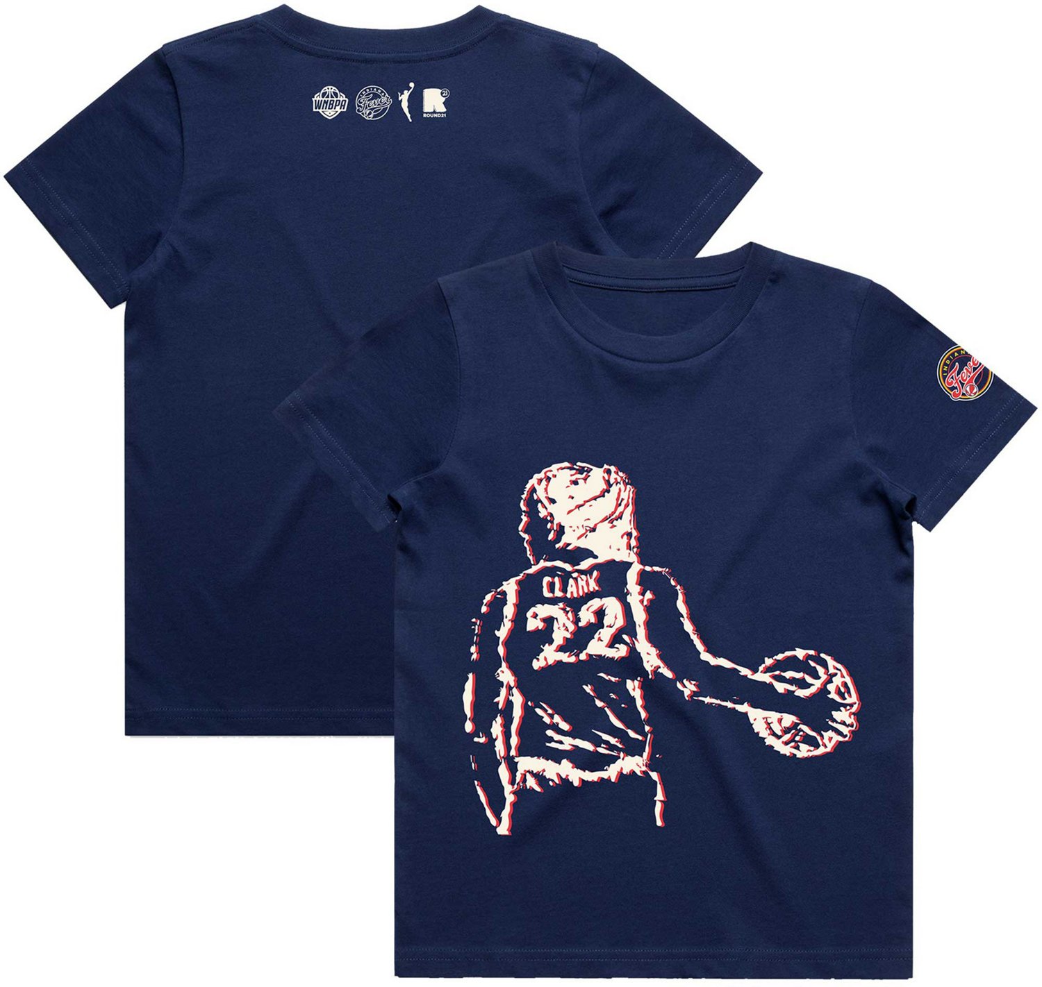 Round21 Youth Indiana Fever WNBA Draft Night Caitlin Clark Youth T-shirt