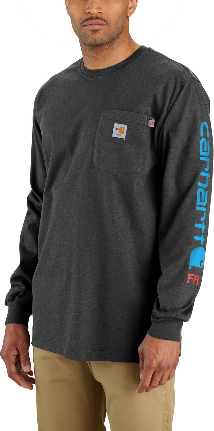 Carhartt Men's Flame Resistant Force Long Sleeve Graphic T-shirt
