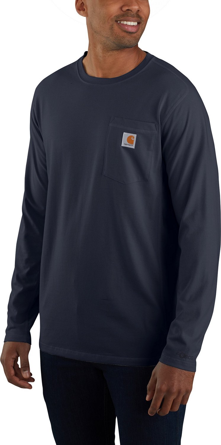 Carhartt Men's Force Relaxed Fit Midweight Pocket Long Sleeve T-shirt.