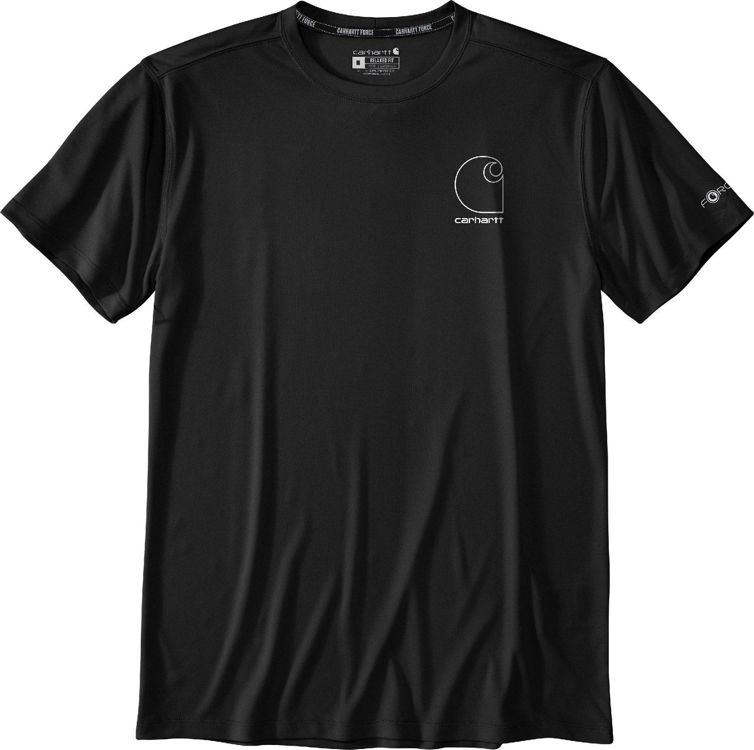 Carhartt Men's Force Sun Defender Lightweight Logo Graphic Short Sleeve T-shirt - view number 3