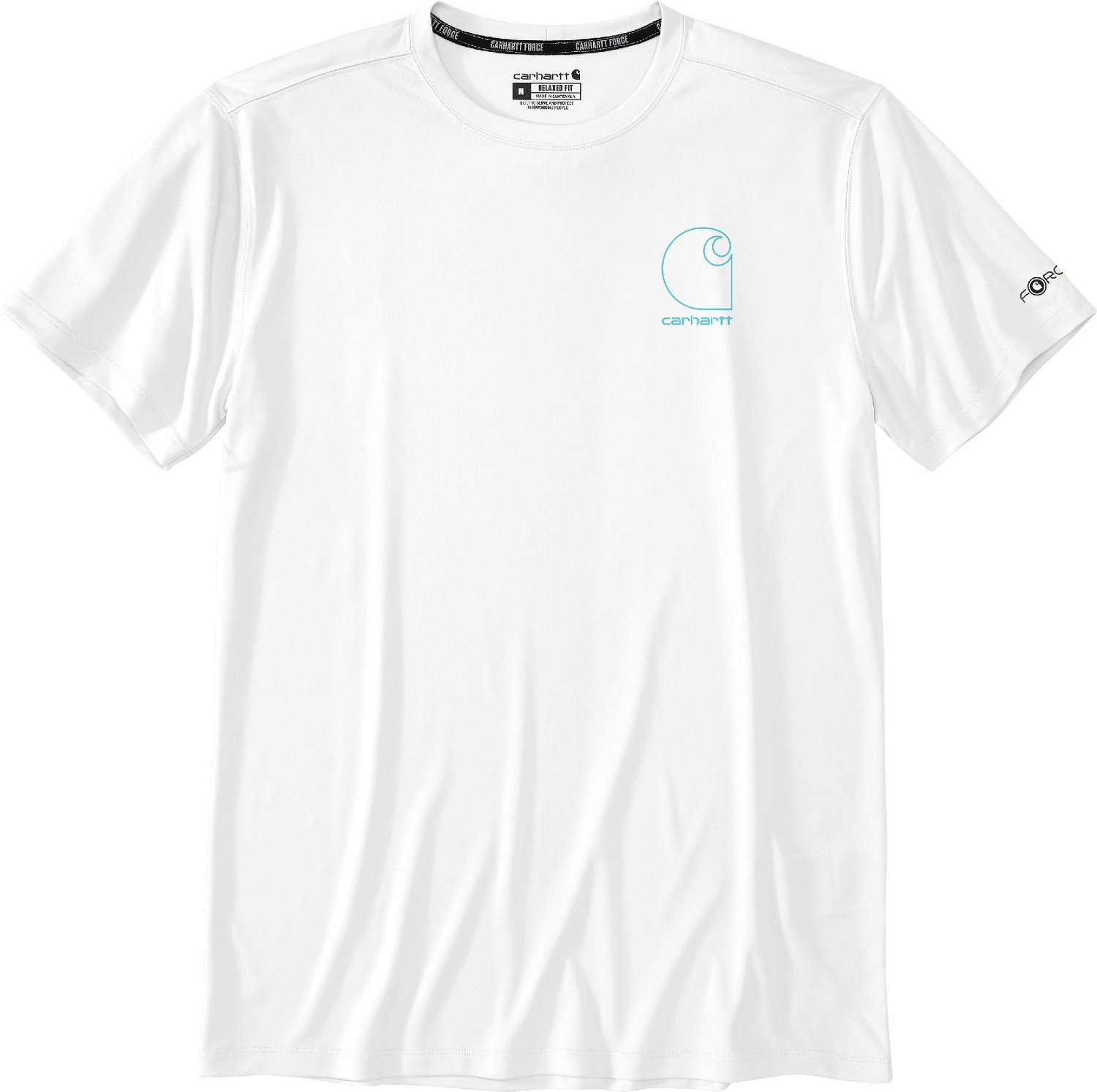 Carhartt Men's Force Sun Defender Lightweight Logo Graphic Short Sleeve T-shirt - view number 3