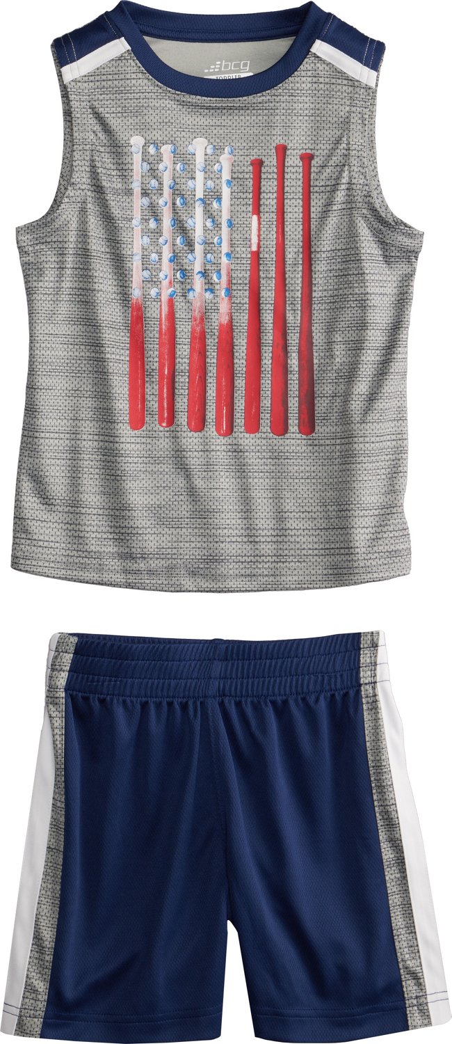 BCG Boy's (4-7) USA Baseball Tank Set