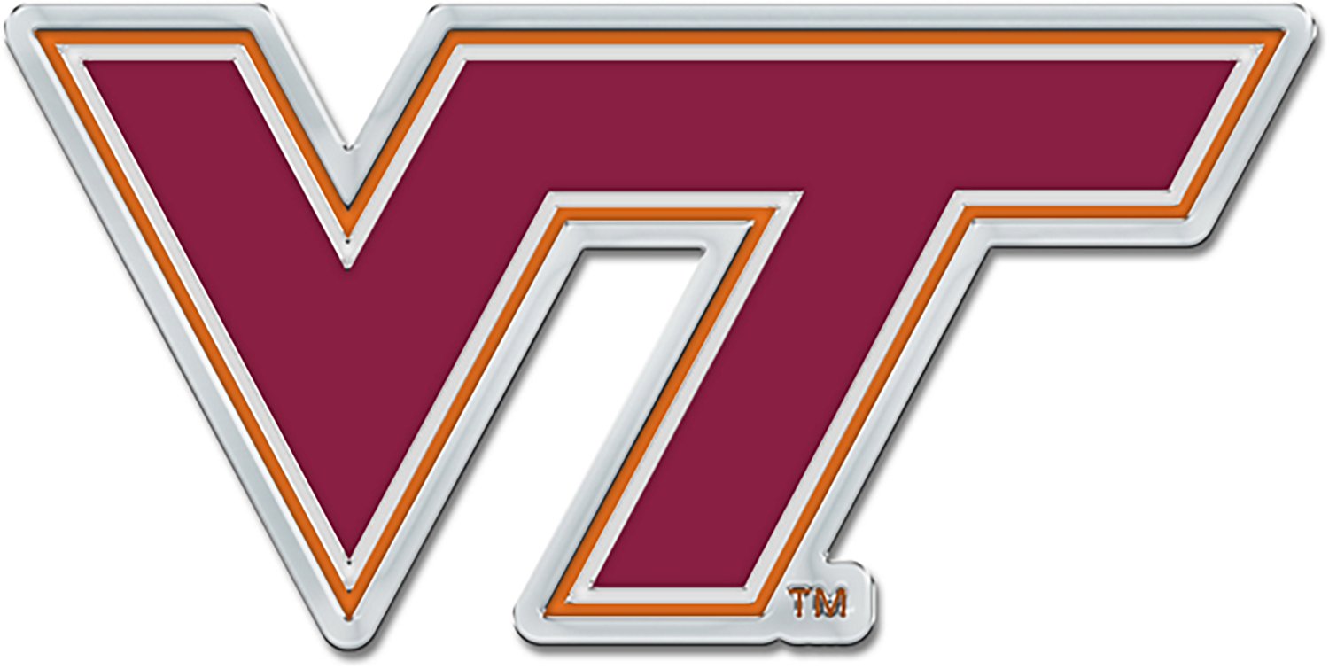 WinCraft Virginia Tech Color Chrome Freeform Auto Emblem