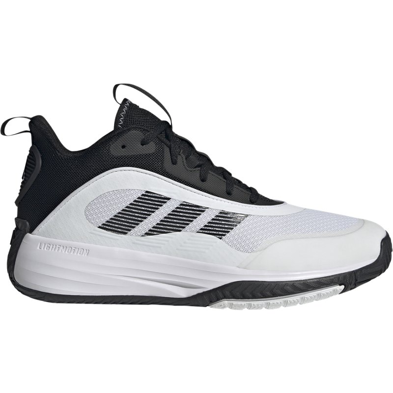 adidas Adult's Own the Game 3 Basketball Shoes White/Black, 13 / 14 - Men's Basketball at Academy Sports