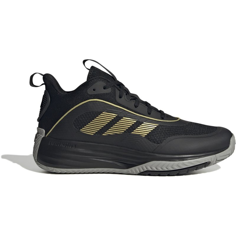 adidas Men's Own the Game 3 Basketball Shoes Black/Gold, 07 / 08 - Men's Basketball at Academy Sports