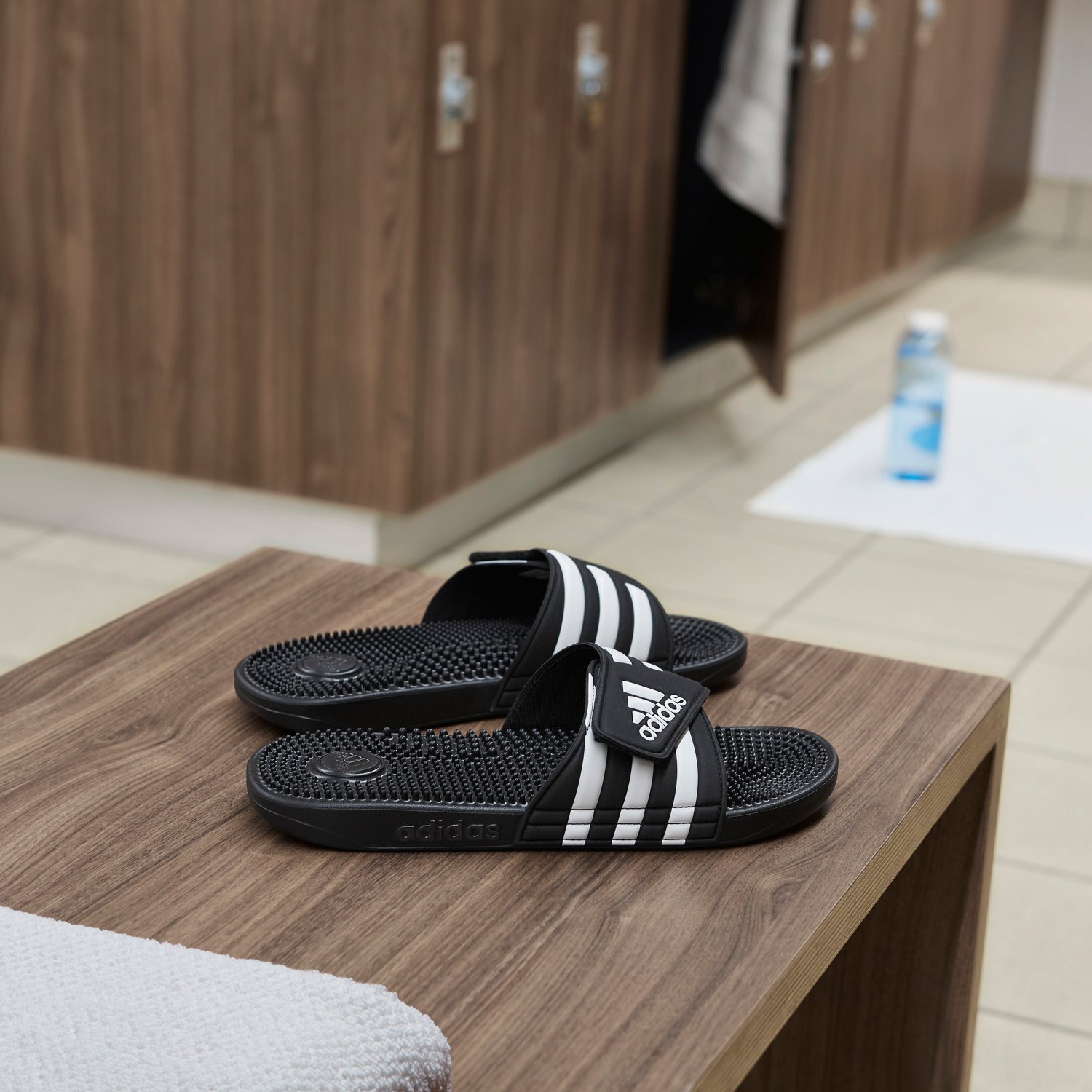 Adidas wood slides online