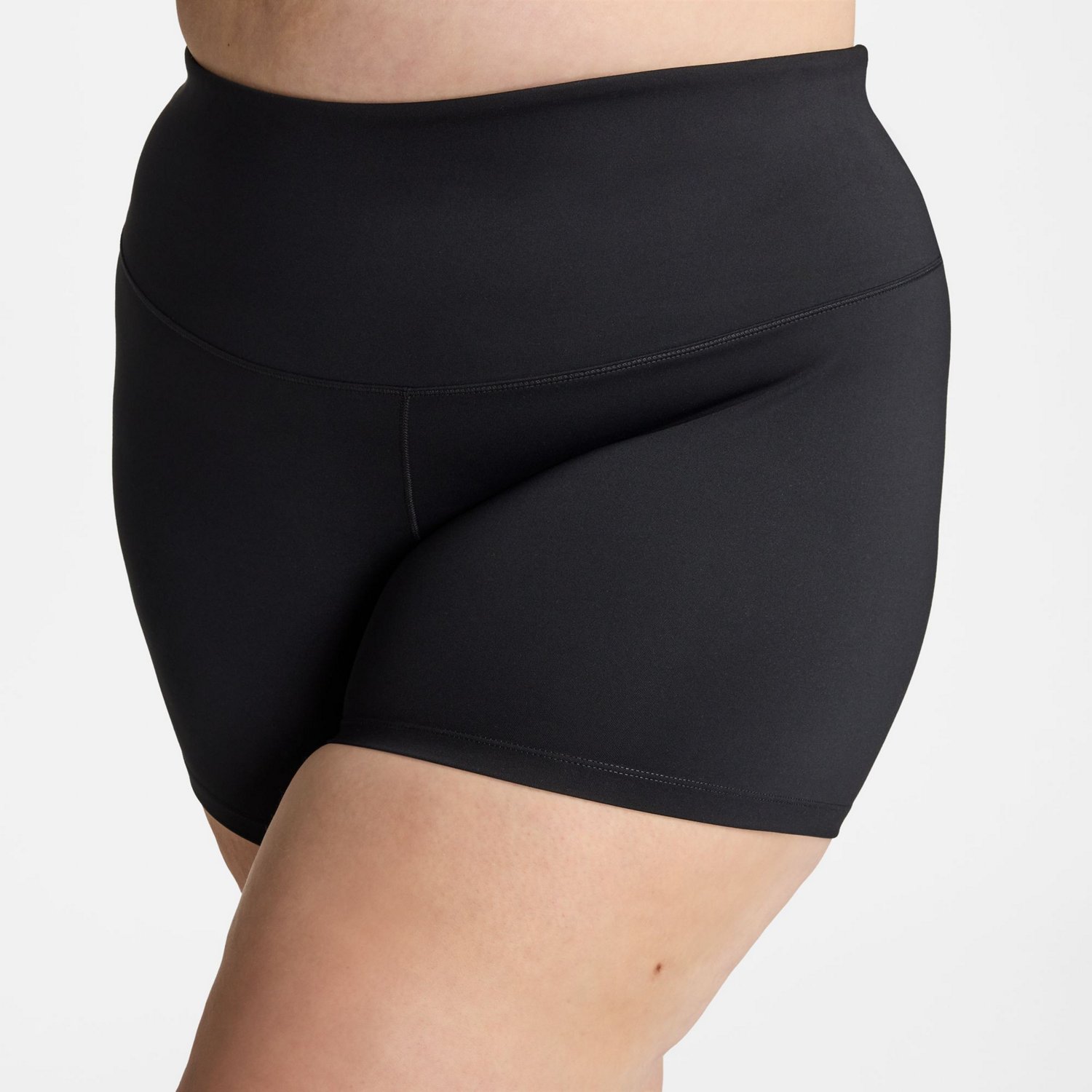 Nike Women's One Dri-FIT High-Waisted 5 in Plus-Size Biker Shorts                                                                - view number 4