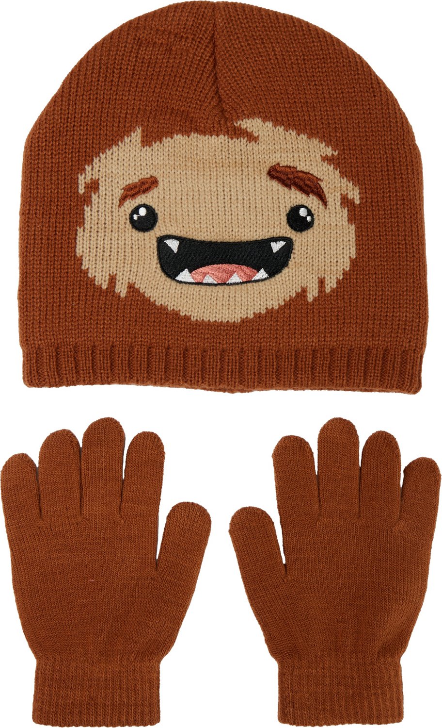 Magellan Outdoors Boys' Bigfoot Hat and Gloves Set                                                                               - view number 1