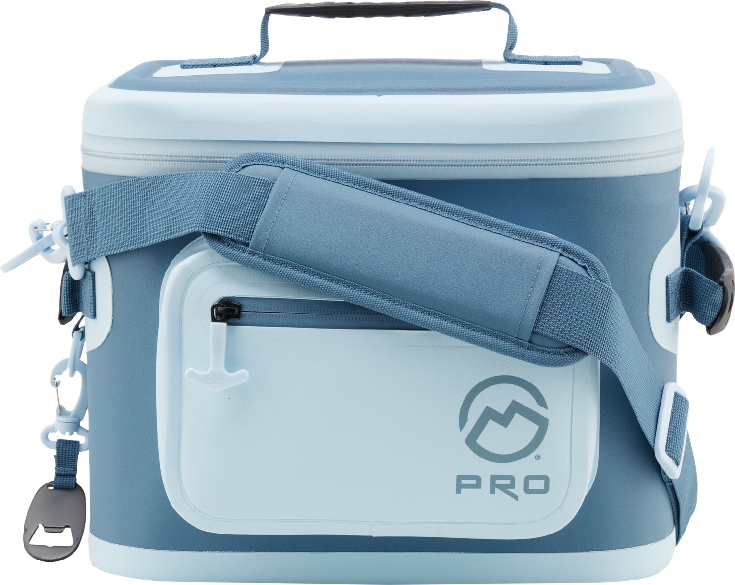 Magellan Outdoors Pro Leakproof 12-Can Square Cooler – Color Dark Blue / Light Blue Sansujyuku sansujyuku.com
