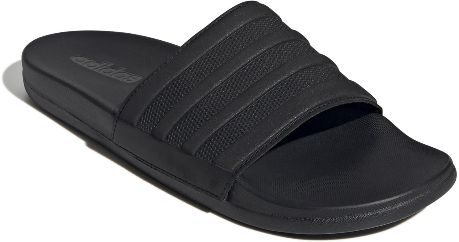 adidas Men's Adilette Cloudfoam Plus Swim Slides                                                                                 - view number 3