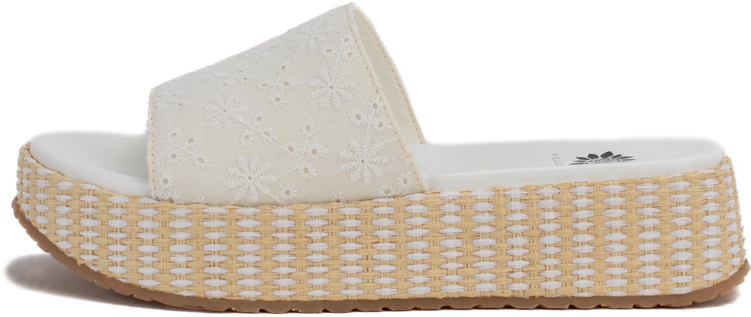 Yellow Box Women's Anatto Flatform Slides