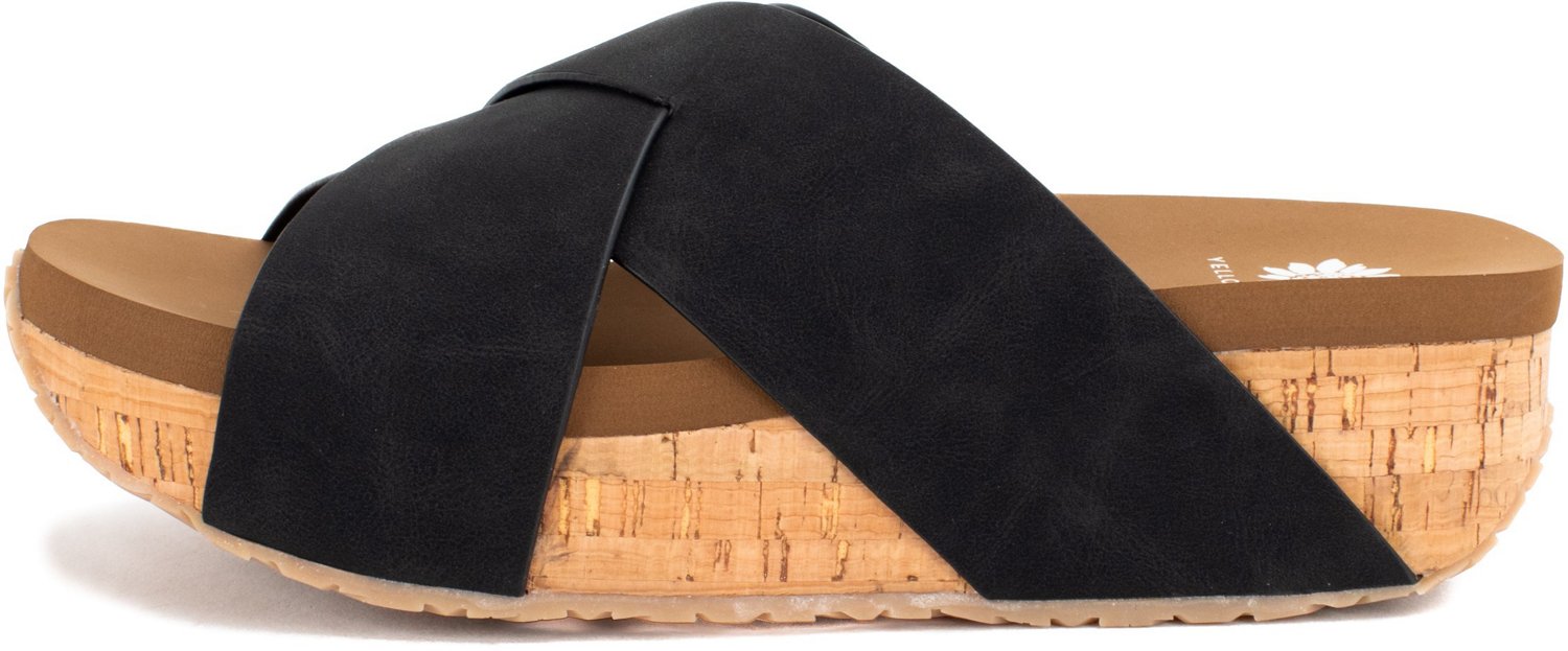 Yellow Box Women's Bursa Crossband Flatform Sandals