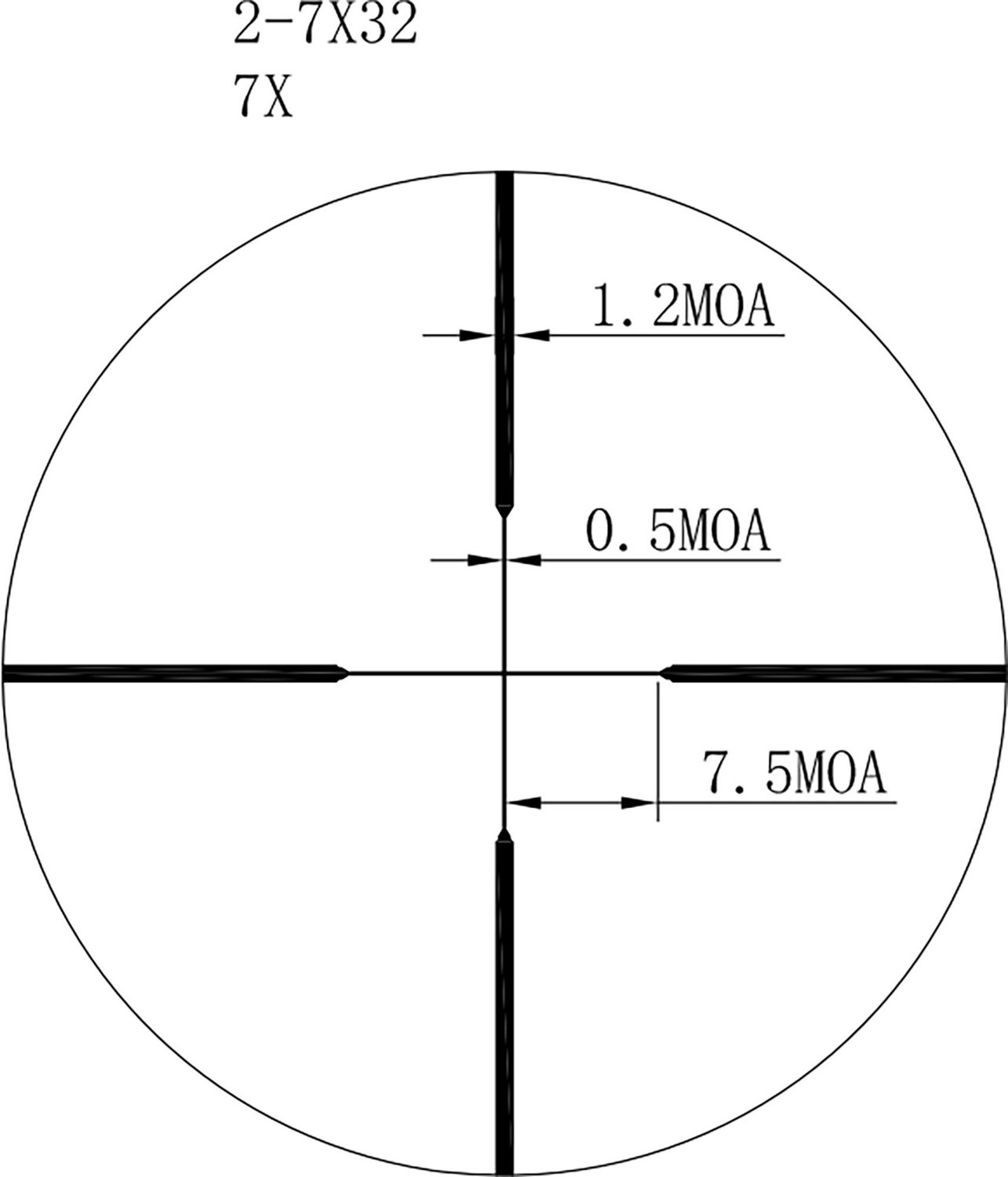 Redfield Rebel 2-7x32 Rimfire Riflescope                                                                                         - view number 3