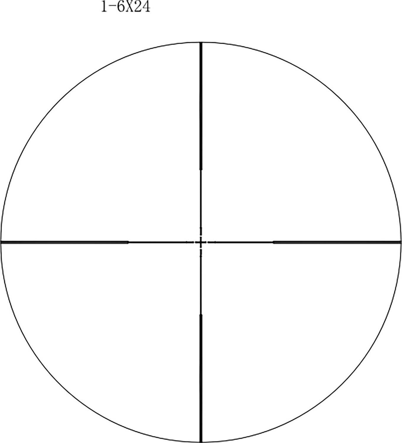 Redfield Rebel 1 - 6 x 24 IR Riflescope