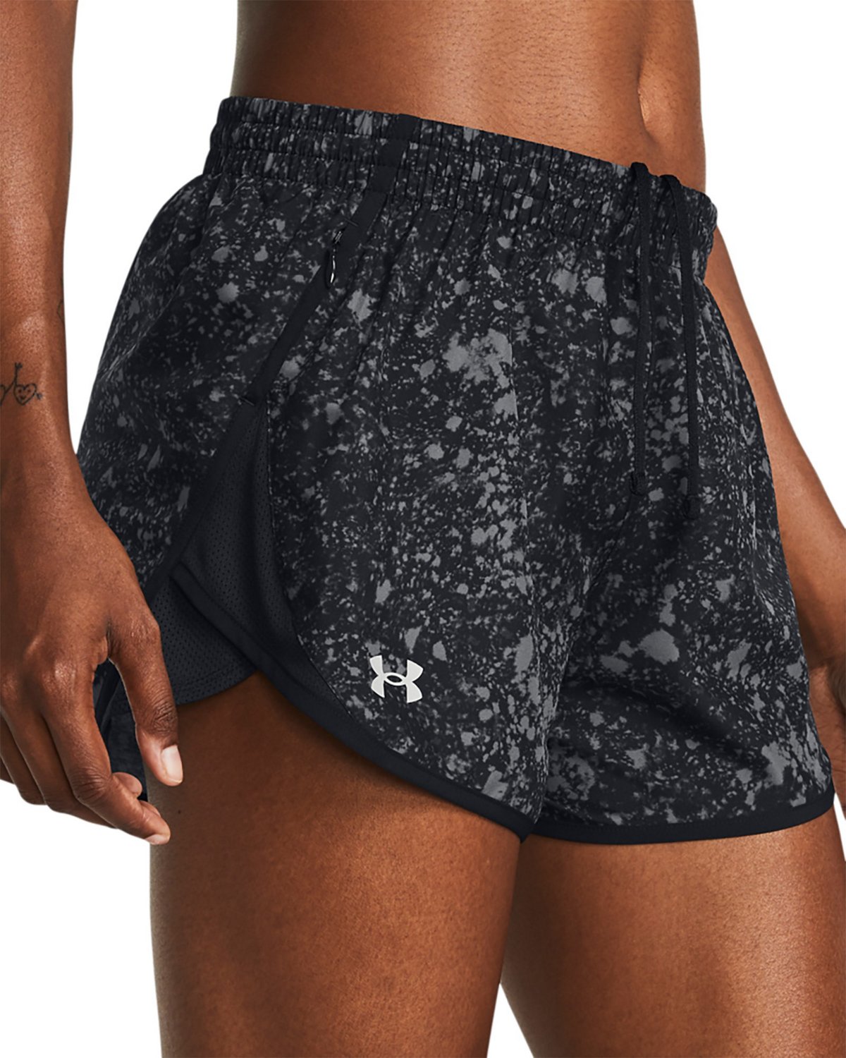 Under Armour Women's Fly By Printed Shorts 3 in - view number 4