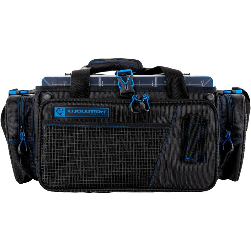 Evolution Outdoor Evolution Fishing Drift Series Topless Horizontal 3700 Tackle Bag Blue - Soft Tackle Bags at Academy Sports
