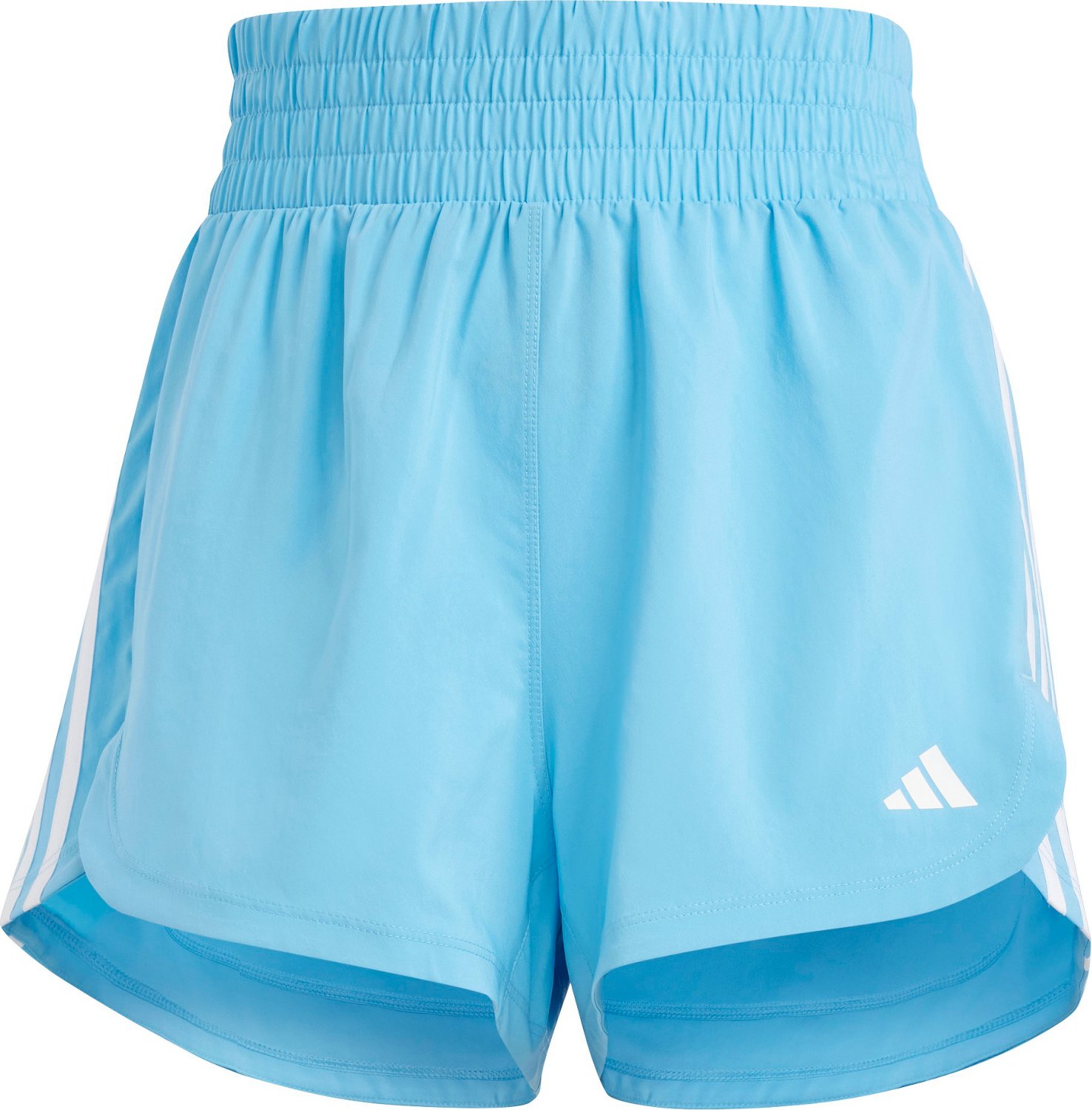 adidas Women's Pacer 3-Stripes Woven High Training Shorts 3 in - view number 6