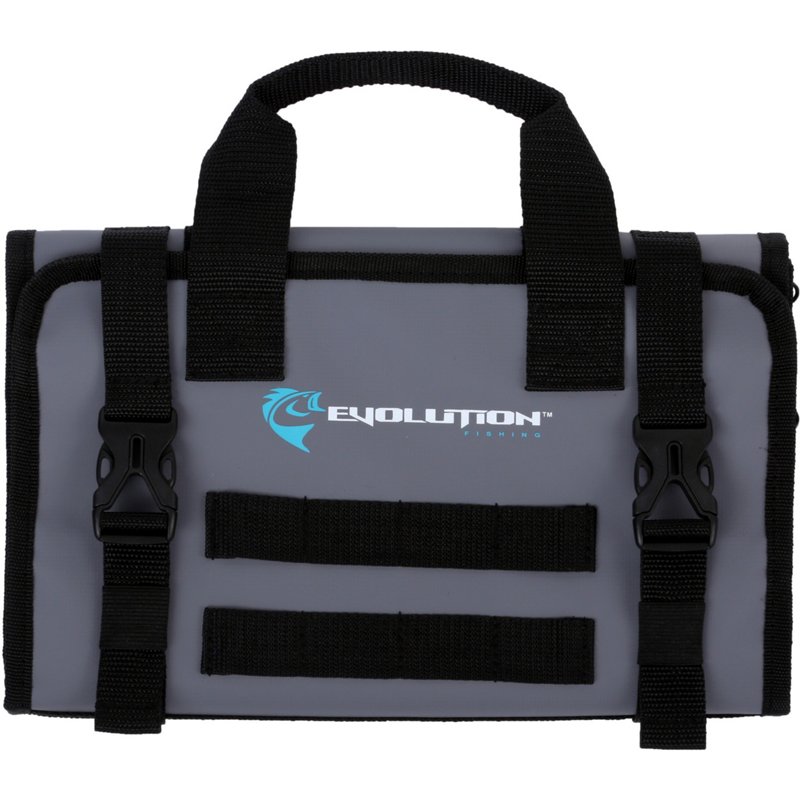 Evolution Fishing Large Rigger Roll-Up Rig Bag Grey - Soft Tackle Bags at Academy Sports