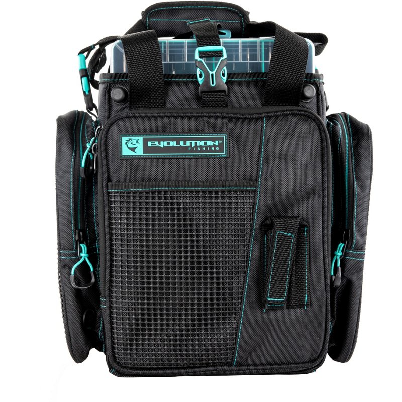 Photos - Fishing Bag Evolution Fishing Vertical Drift Series 3700 Tackle Bag Bright Turquoise/Aqua - Soft Tackle Bags at Academy Sports V37014-EV 