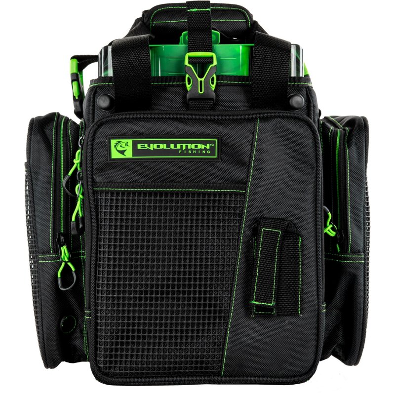 Evolution Fishing Vertical Drift Series 3700 Tackle Bag Green - Soft Tackle Bags at Academy Sports
