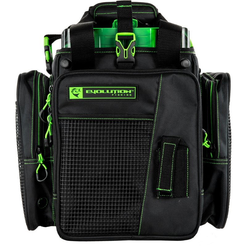 Photos - Fishing Bag Evolution Fishing Vertical Drift Series 3700 Tackle Bag Green - Soft Tackl 