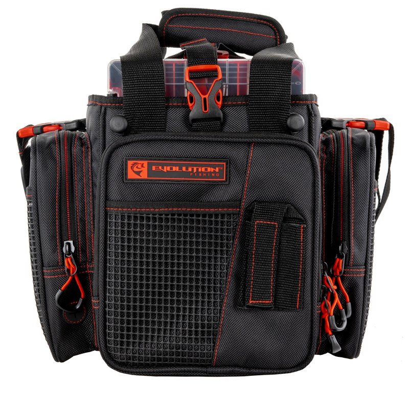 Photos - Fishing Bag Evolution Fishing Vertical Drift Series 3700 Tackle Bag Red - Soft Tackle Bags at Academy Sports V37015-EV 