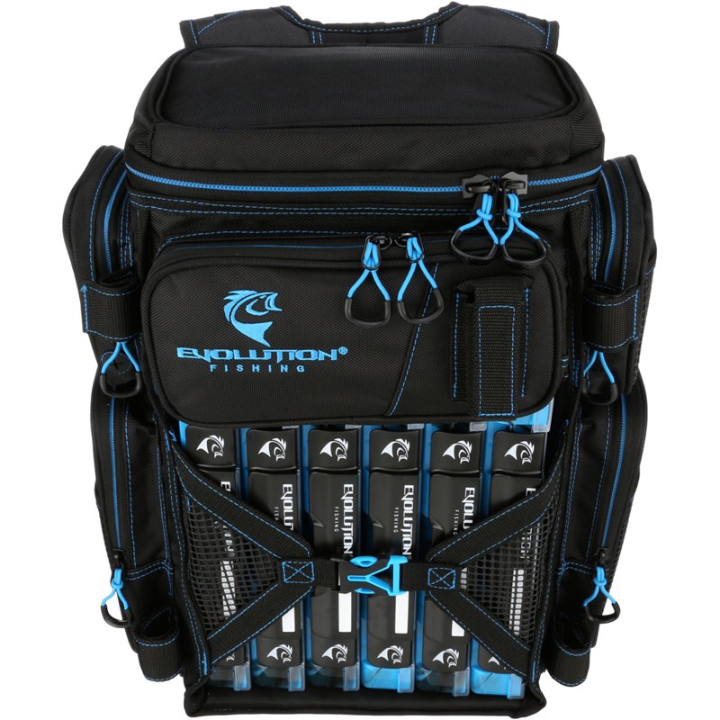 Photos - Fishing Bag Evolution Fishing 3600 Drift Series Tackle Backpack Blue - Soft Tackle Bag 