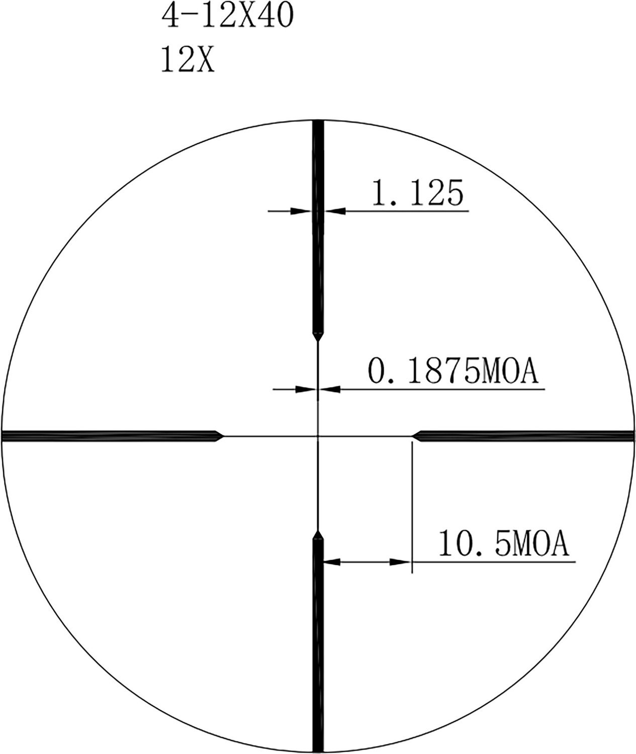 Redfield Rebel 4 - 12 x 40 Scope - view number 3