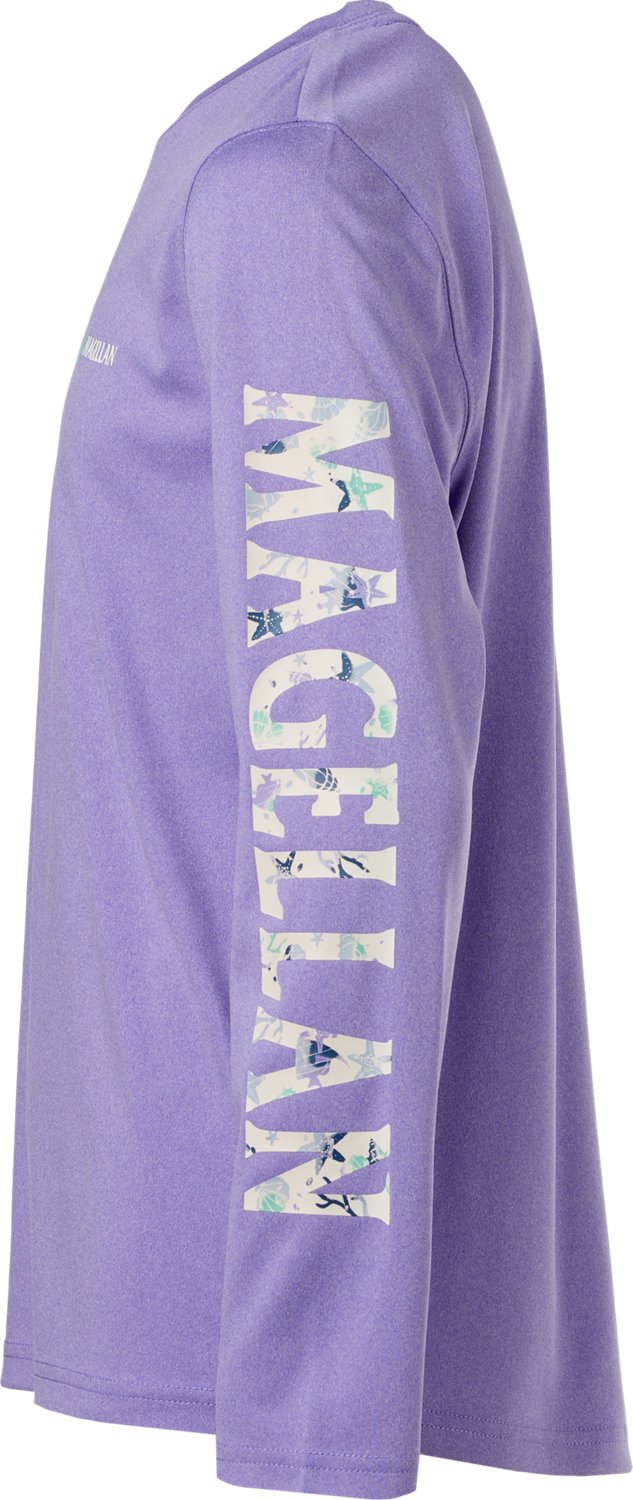 Magellan Outdoors Girls' Caddo Lake Logo Long Sleeve T-shirt                                                                     - view number 5