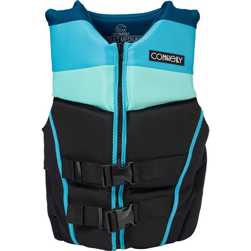 Connelly Men's V-Back Life Vest Black/Bright Blue, Large - Life Vests at Academy Sports