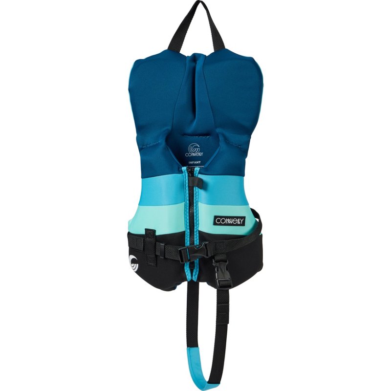 Connelly Infants' V-Back Life Vest Black/Bright Blue - Life Vests at Academy Sports