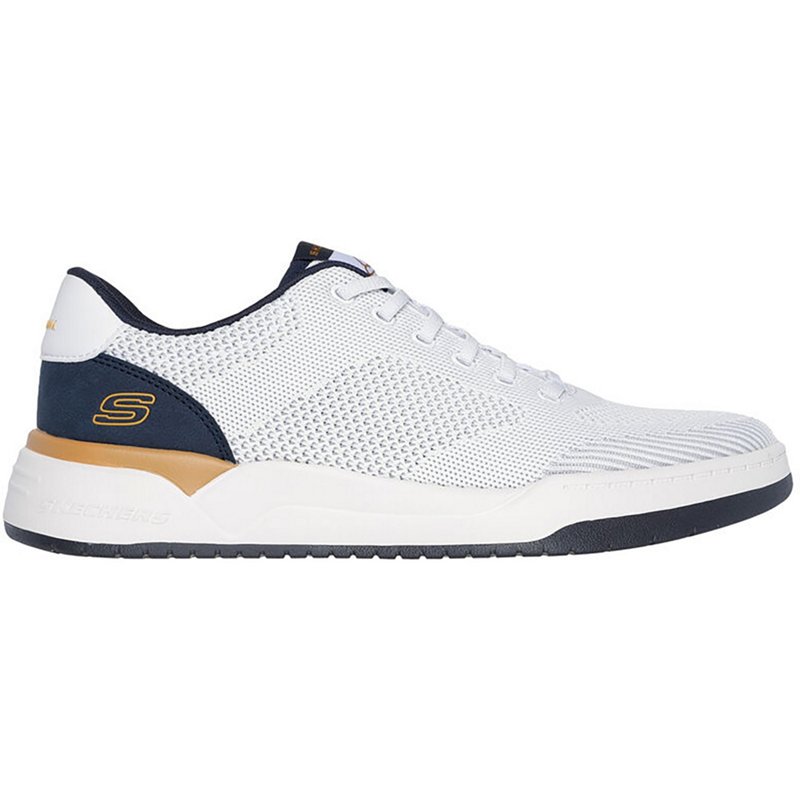 SKECHERS Men's Coriliss Dorset Relaxed Fit Shoes White, 10.5 - Men's Casual at Academy Sports