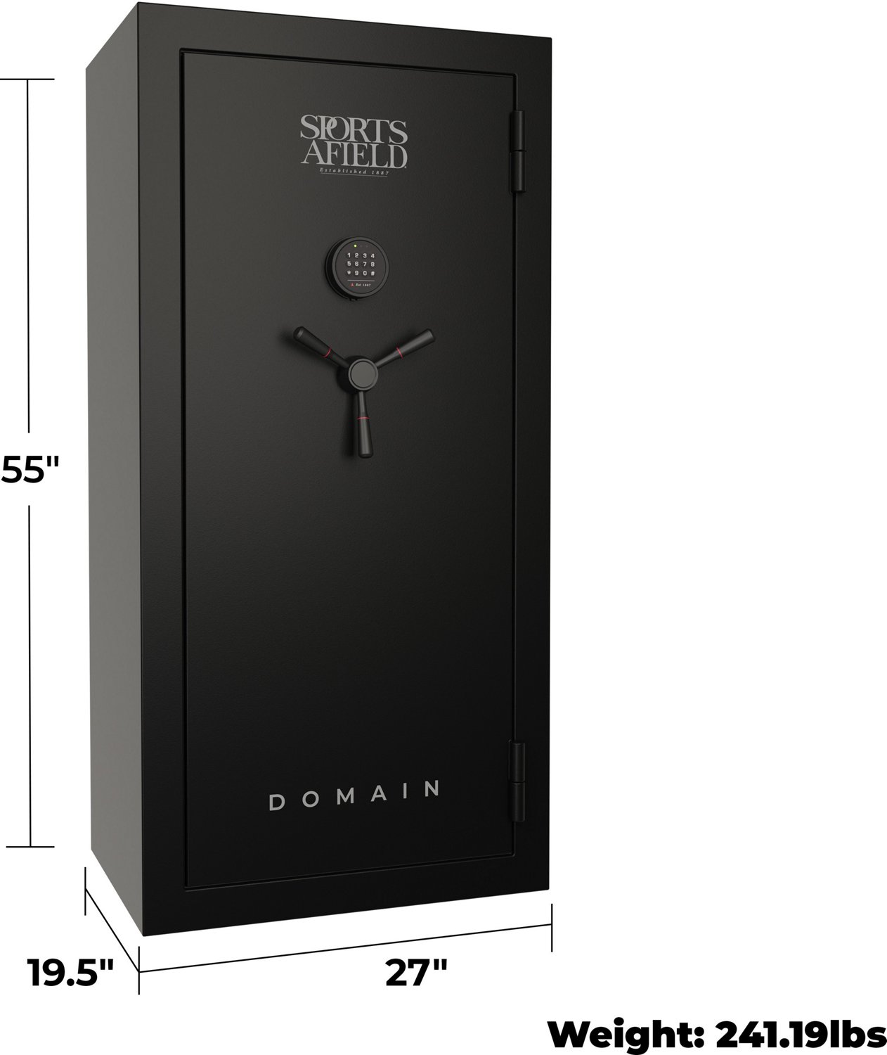 Sports Afield Domain 30-Gun Fireproof Gun Safe with Electronic Lock - view number 4
