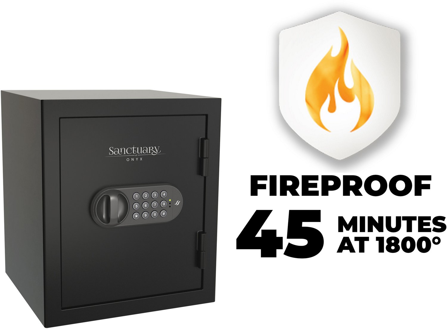 Sanctuary Onyx 3-Gun Fireproof Gun Safe with Electronic Lock - view number 5