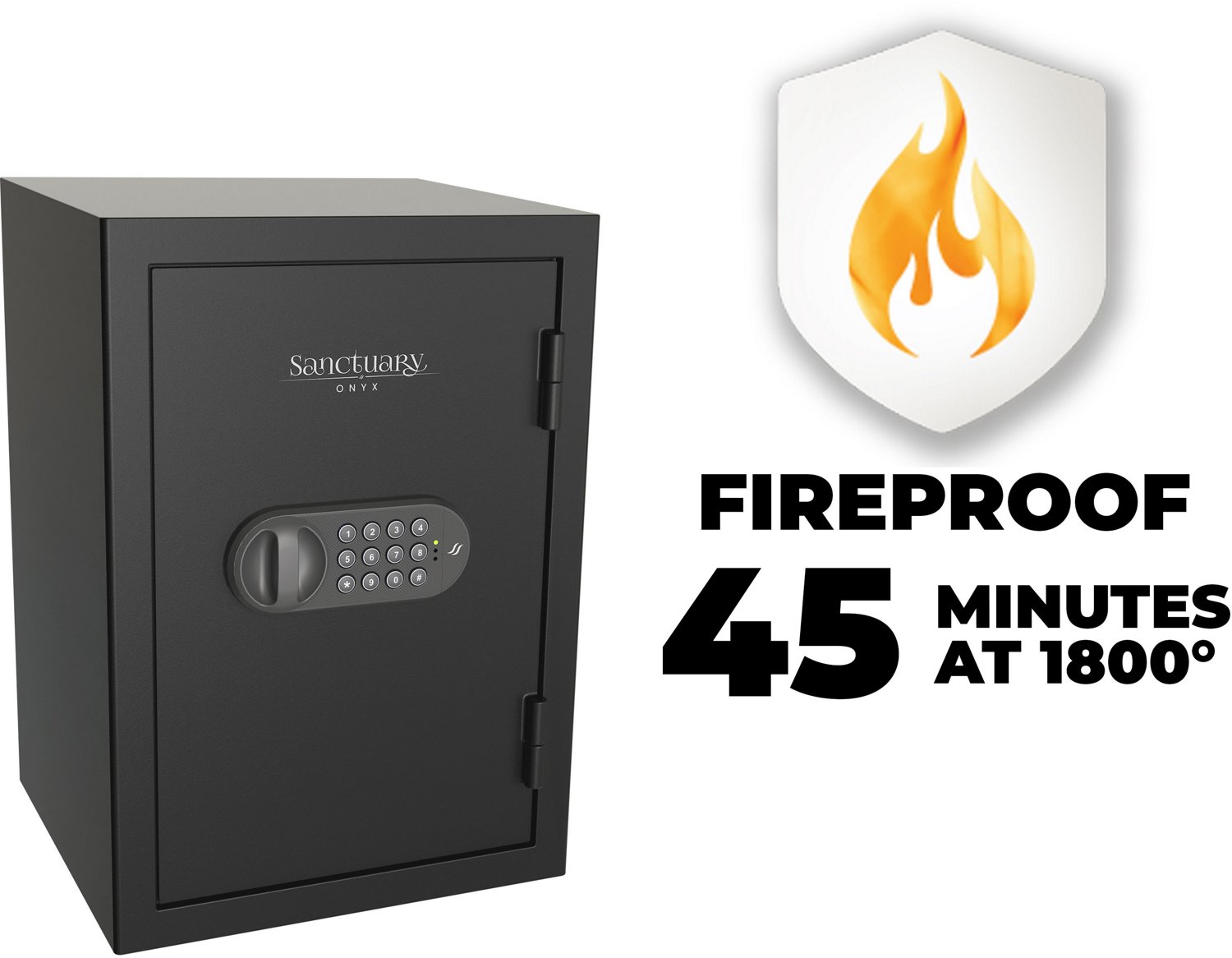 Sanctuary Onyx 3-Gun Fireproof Gun Safe with Electronic Lock - view number 5