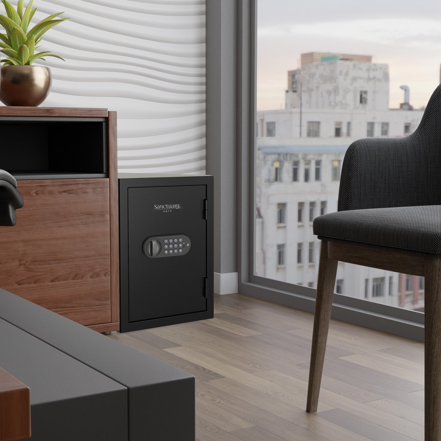 Sanctuary Onyx 3-Gun Fireproof Gun Safe with Electronic Lock - view number 6