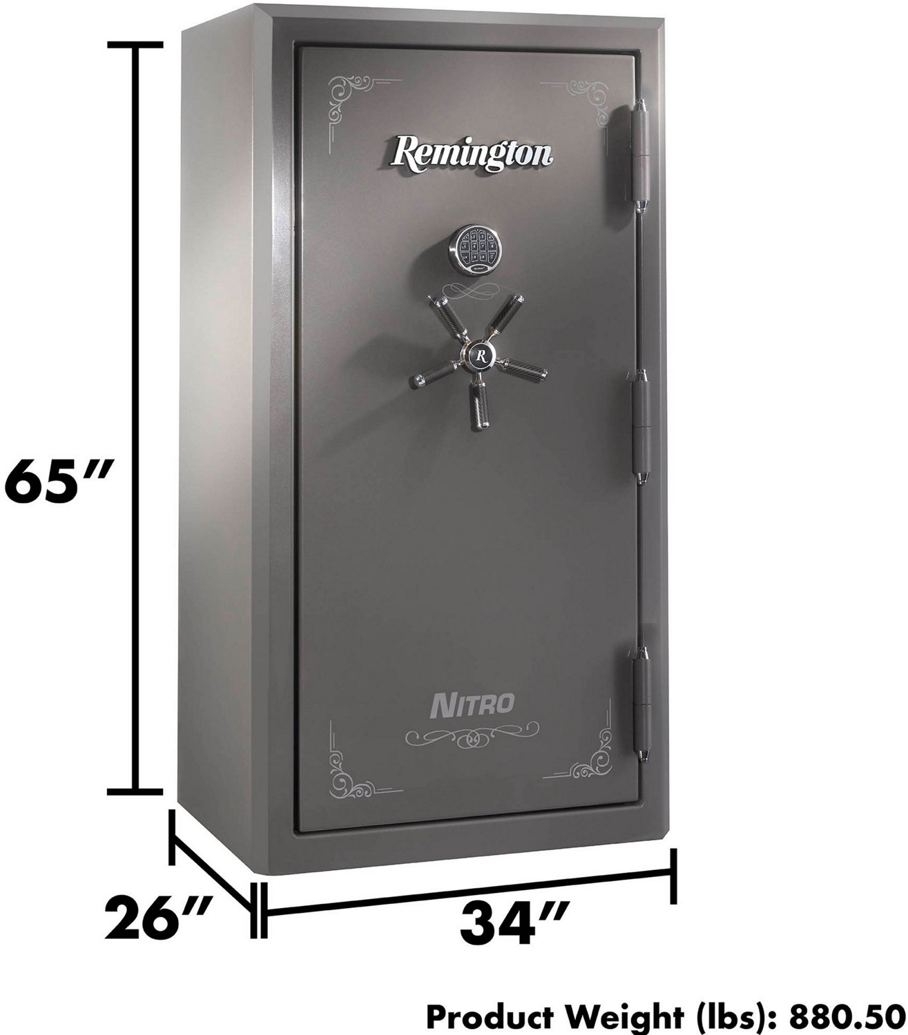 Remington Nitro 36-Gun Fireproof and Waterproof Gun Safe with Electronic Lock - view number 8