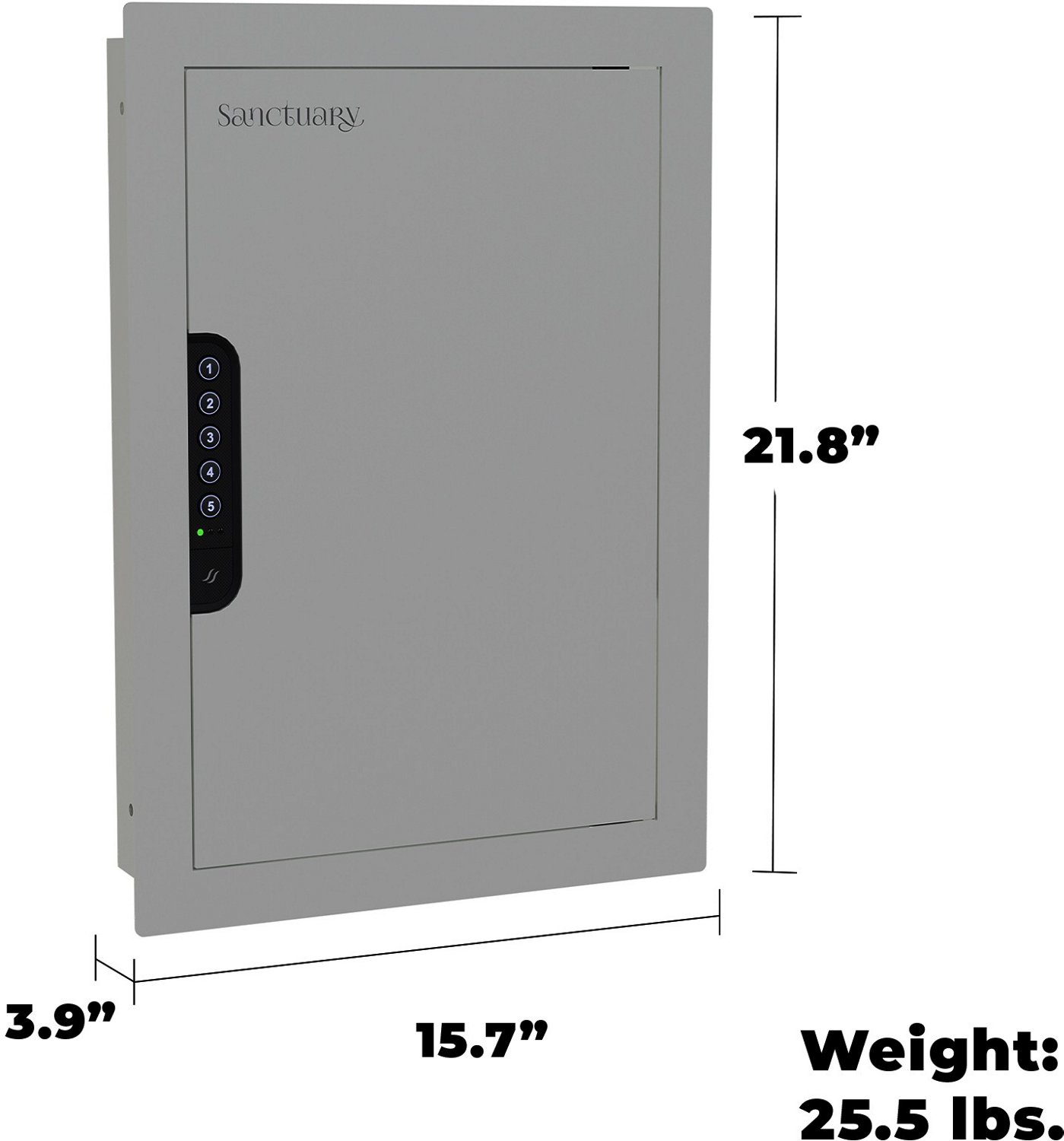 Sanctuary In-Wall Vault with Electronic Lock - view number 4
