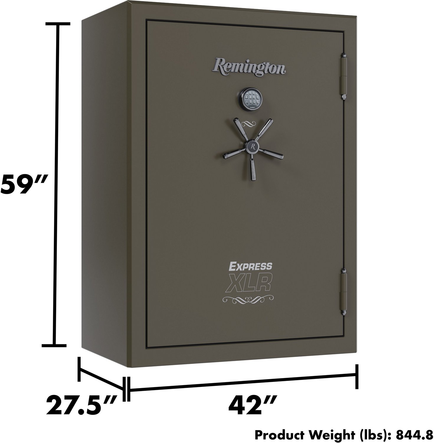 Remington Express 60-Gun Fireproof and Waterproof Gun Safe with Electronic Lock - view number 7