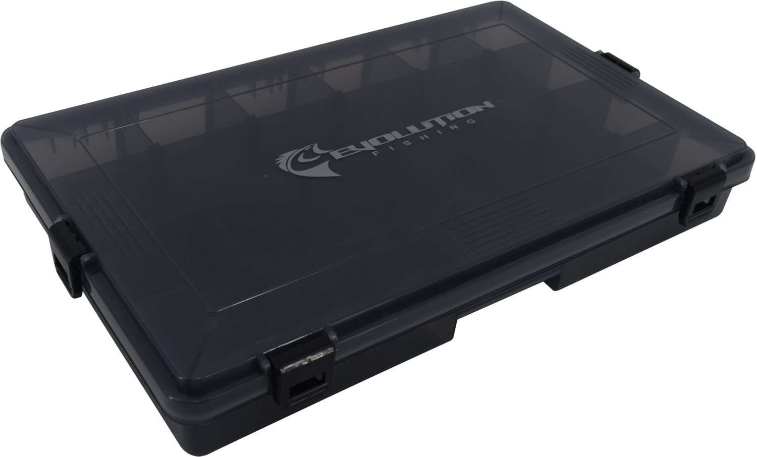 Evolution Fishing 3700 Green Latch Waterproof 4-Latch Tackle Tray