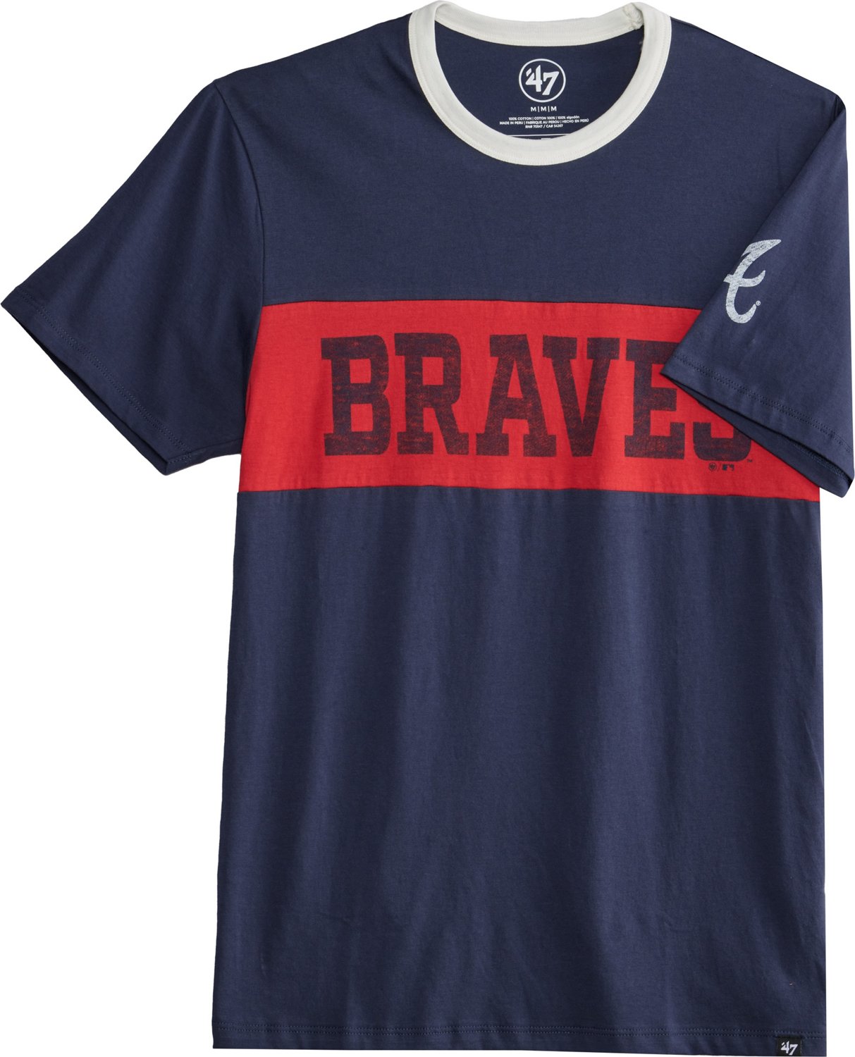 '47 Men's Atlanta Braves Double Header Closer Parker T-shirt - view number 2