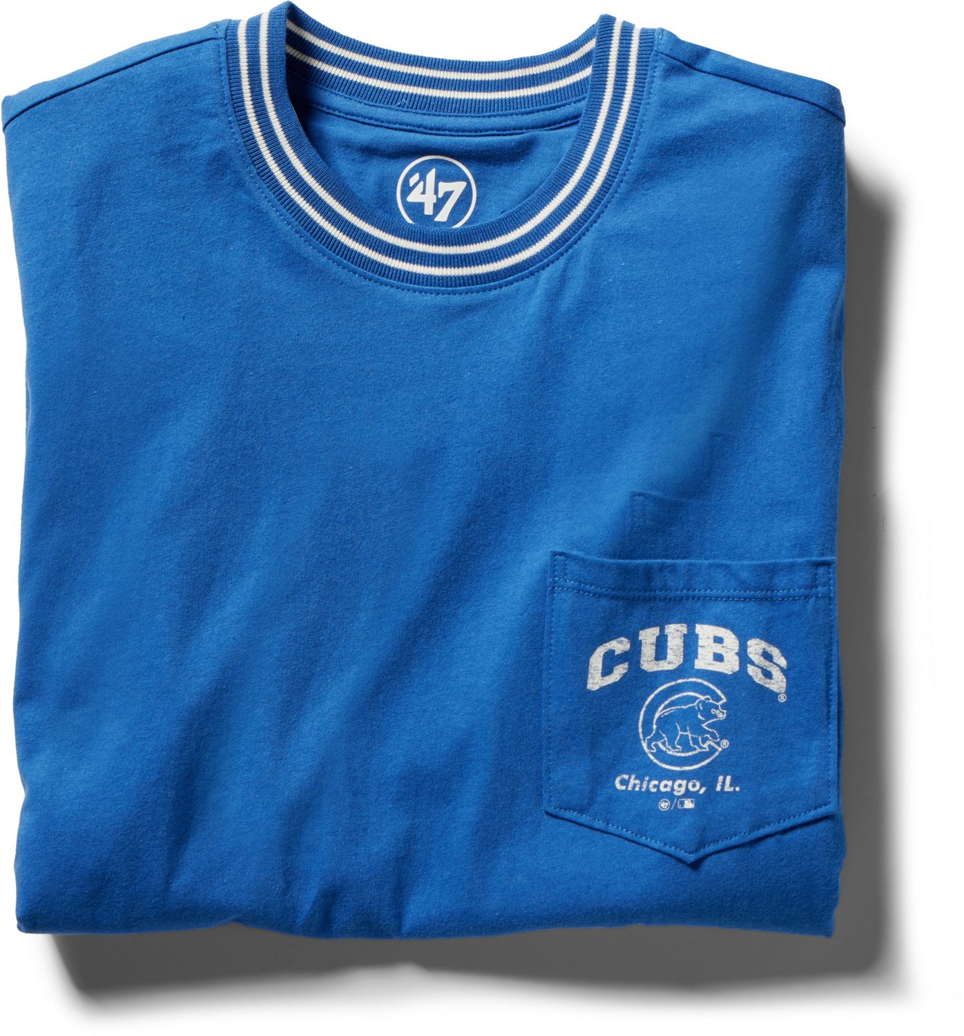 '47 Men's Chicago Cubs Top Line Stewart Short Sleeve T-shirt - view number 2