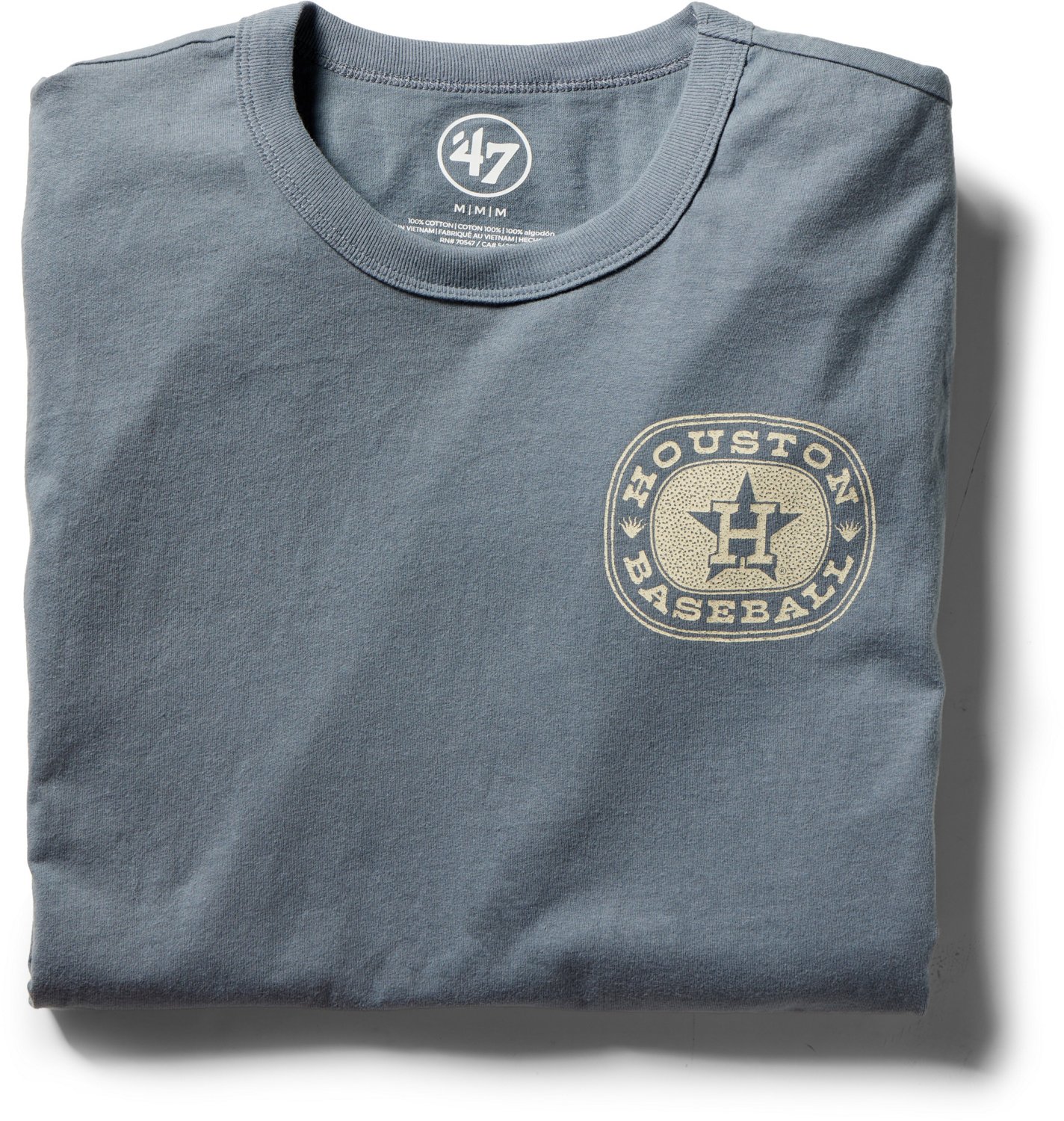 '47 Men's Houston Astros Back Canyon Franklin Short Sleeve T-shirt - view number 2