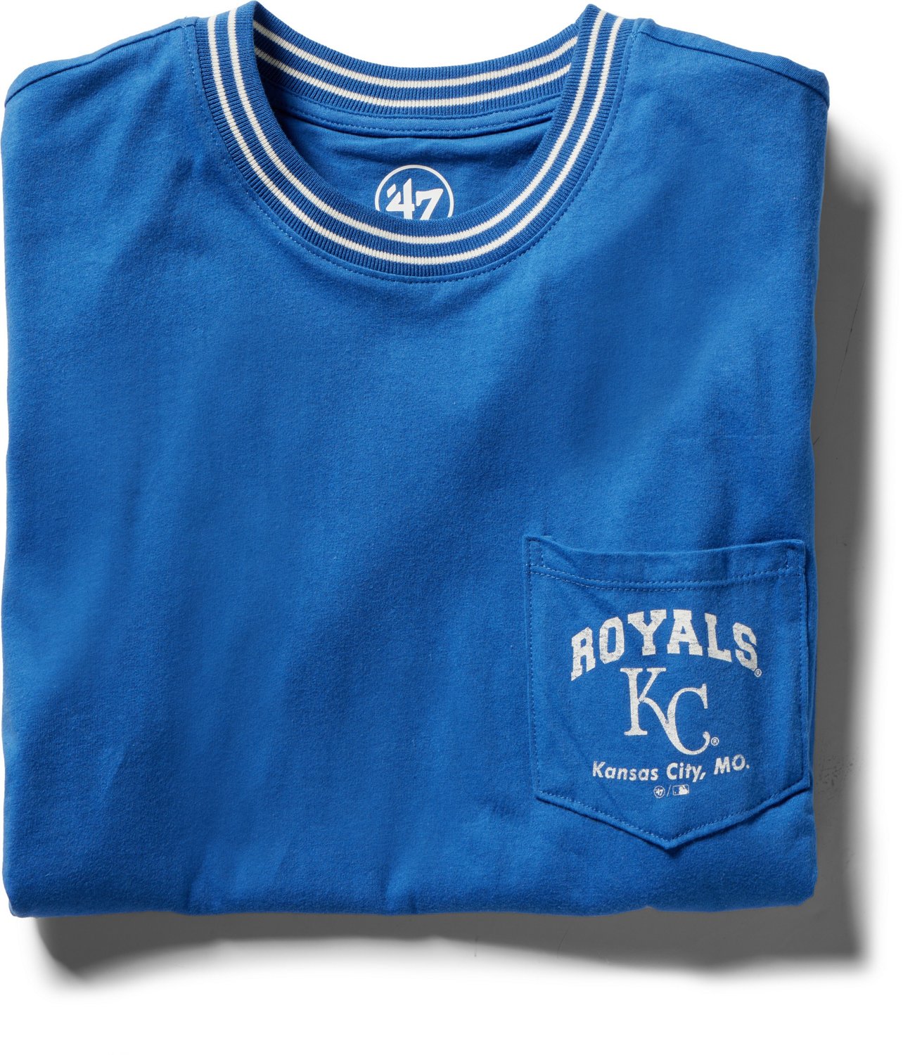 '47 Men's Kansas City Royals Top Line Stewart Short Sleeve T-shirt - view number 2