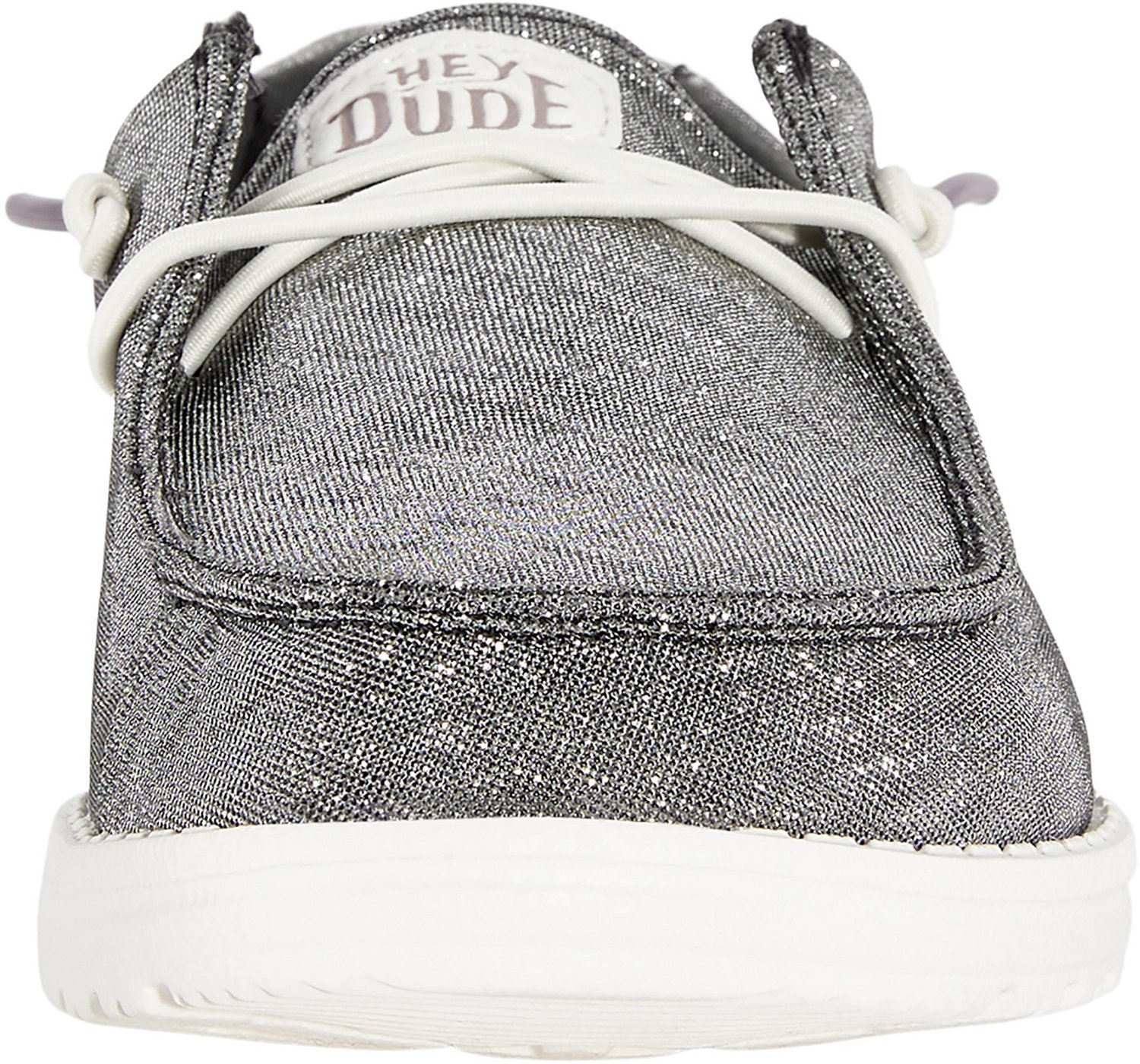 HEYDUDE Women's Wendy Metallic Sparkles Rose Slip-On Shoes - view number 3