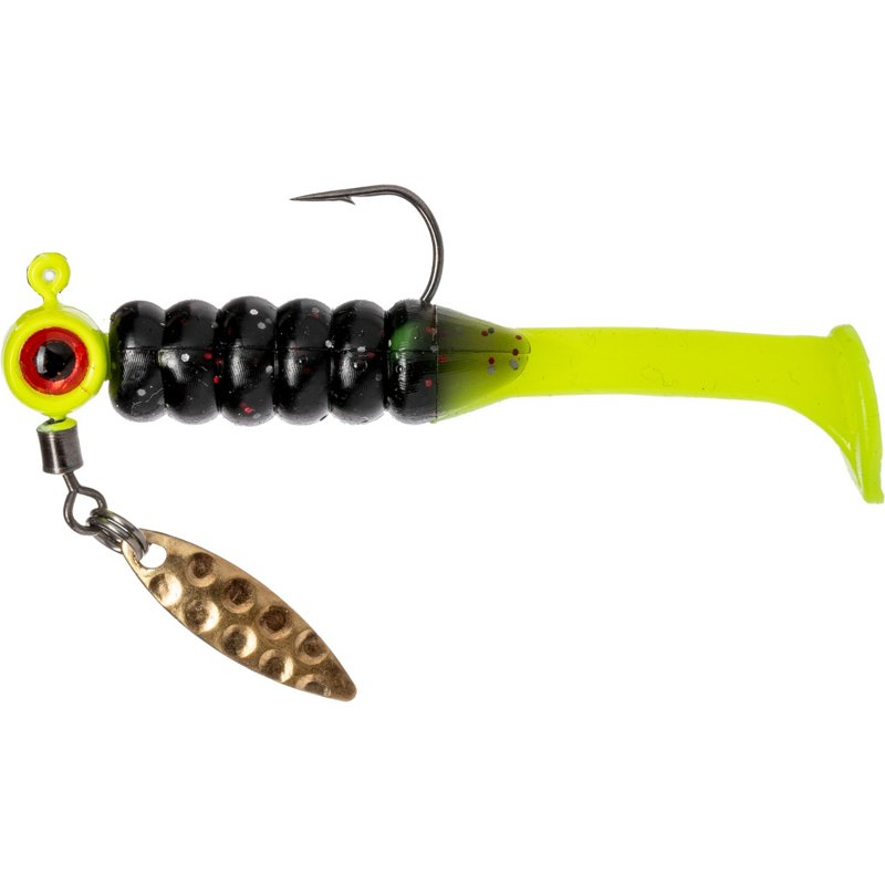 Strike King Mr. Crappie Sausage Head Spins Pre-Rigged Slabalicious 1/8 Bait